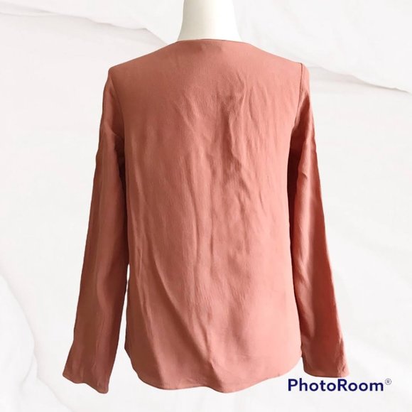 Aritzia Wilfred Free Flowy Pink Top (S) - Picture 7 of 7